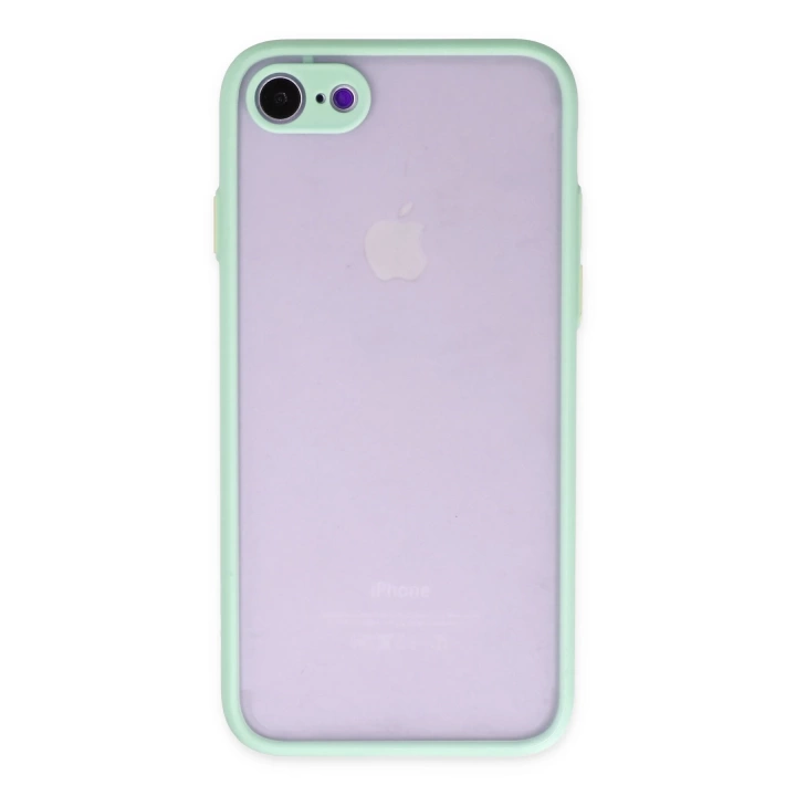 BFS  iPhone 7 Kılıf Montreal Silikon Kapak - Turkuaz