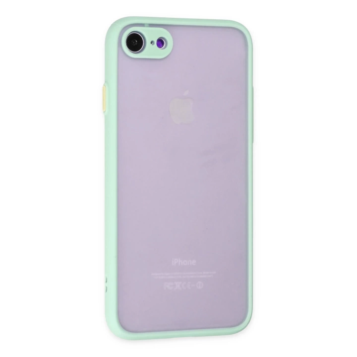 BFS  iPhone 7 Kılıf Montreal Silikon Kapak - Turkuaz