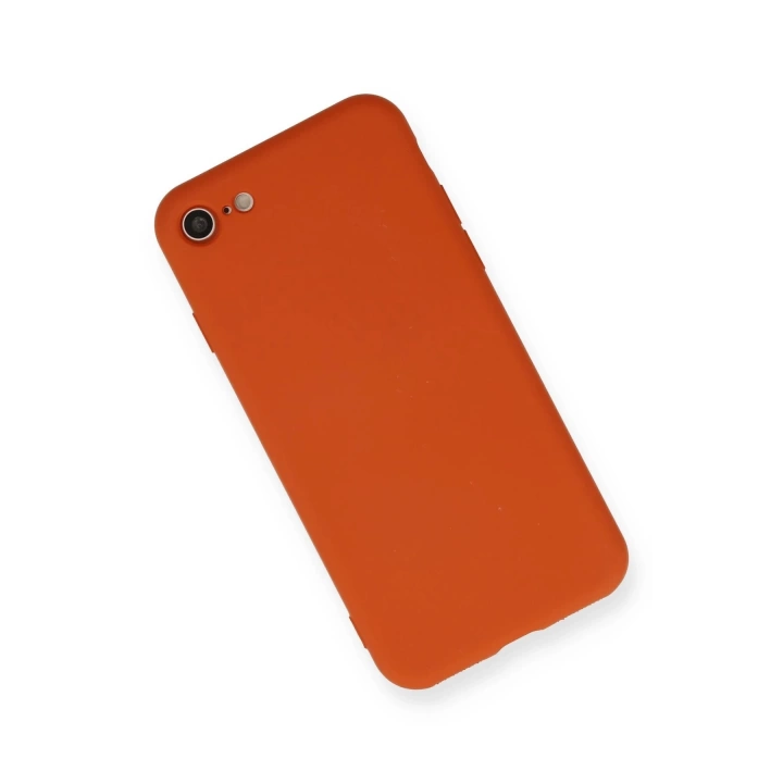 BFS  iPhone 7 Kılıf Nano içi Kadife Silikon - Kırmızı