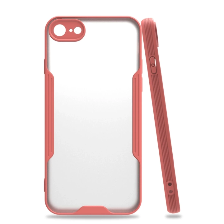 BFS  iPhone 7 Kılıf Platin Silikon - Pembe