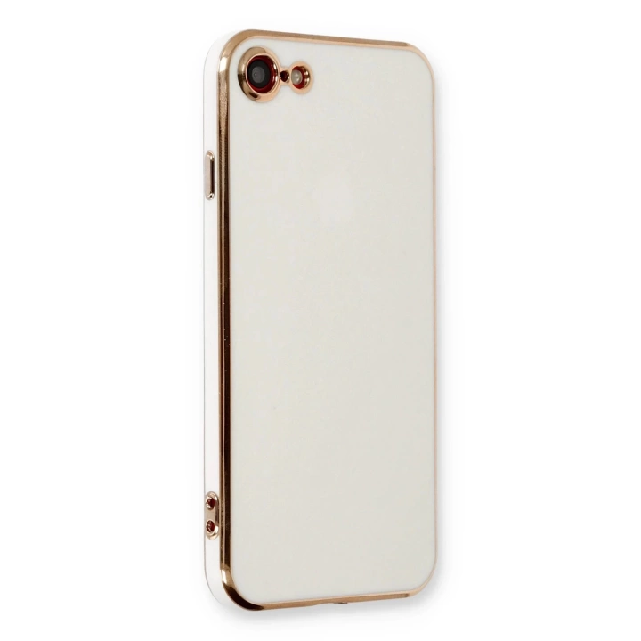 BFS  iPhone 7 Kılıf Volet Silikon - Beyaz