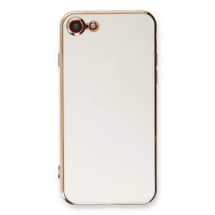 BFS  iPhone 7 Kılıf Volet Silikon - Beyaz