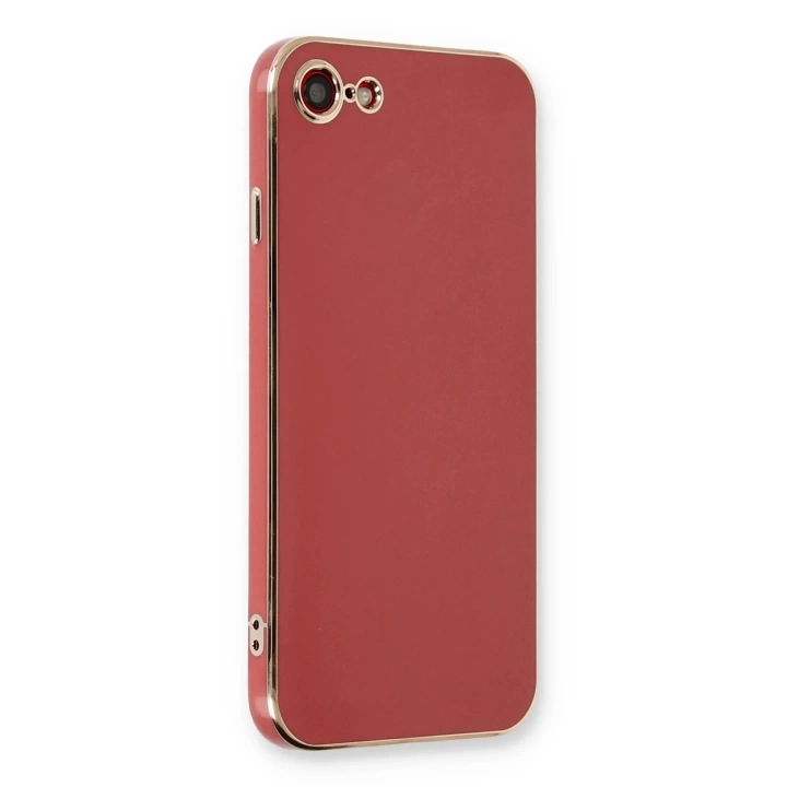BFS  iPhone 7 Kılıf Volet Silikon - Kırmızı