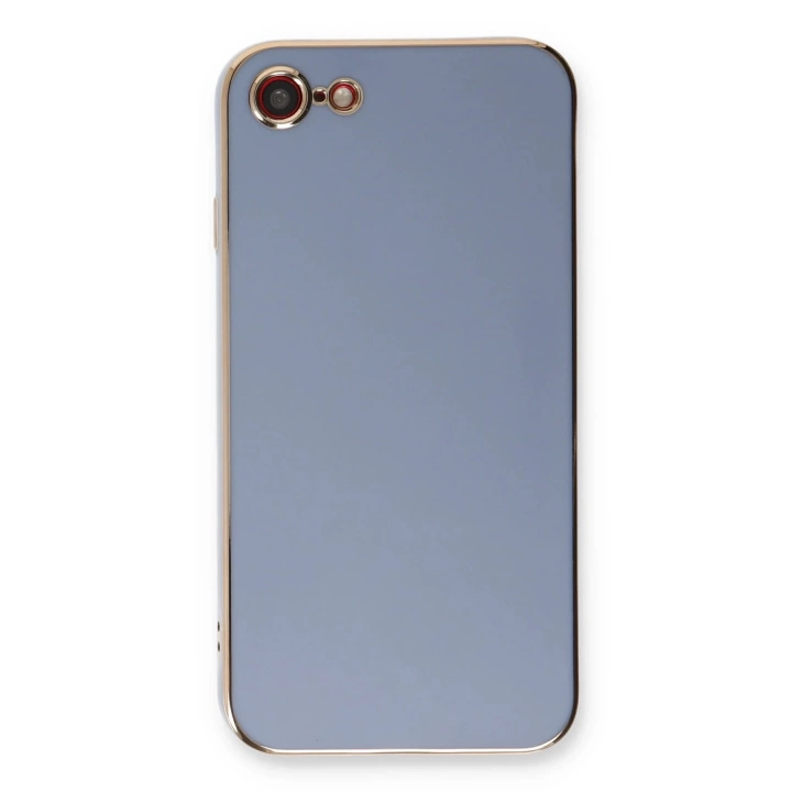BFS  iPhone 7 Kılıf Volet Silikon - Mavi