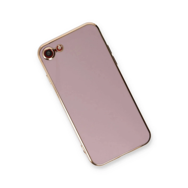 BFS  iPhone 7 Kılıf Volet Silikon - Mor