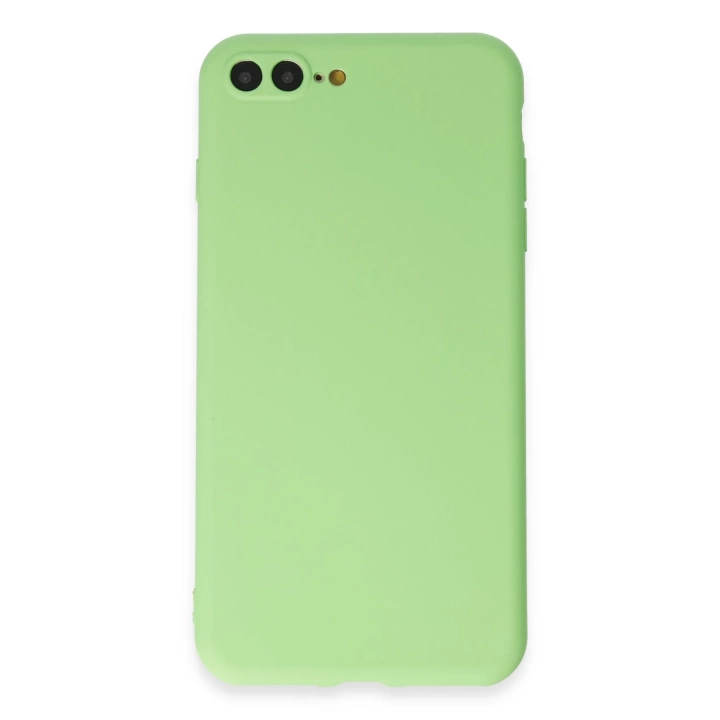 BFS  iPhone 7 Plus Kılıf First Silikon - Açık Yeşil