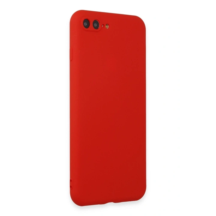 BFS  iPhone 7 Plus Kılıf First Silikon - Kırmızı