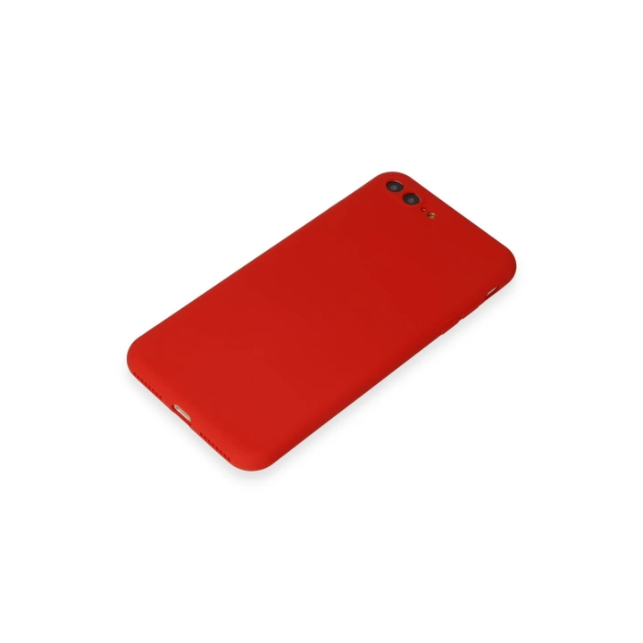 BFS  iPhone 7 Plus Kılıf First Silikon - Kırmızı
