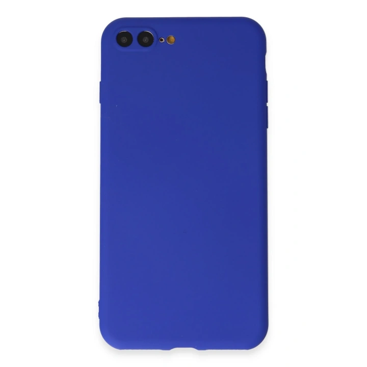 BFS  iPhone 7 Plus Kılıf First Silikon - Koyu Mavi