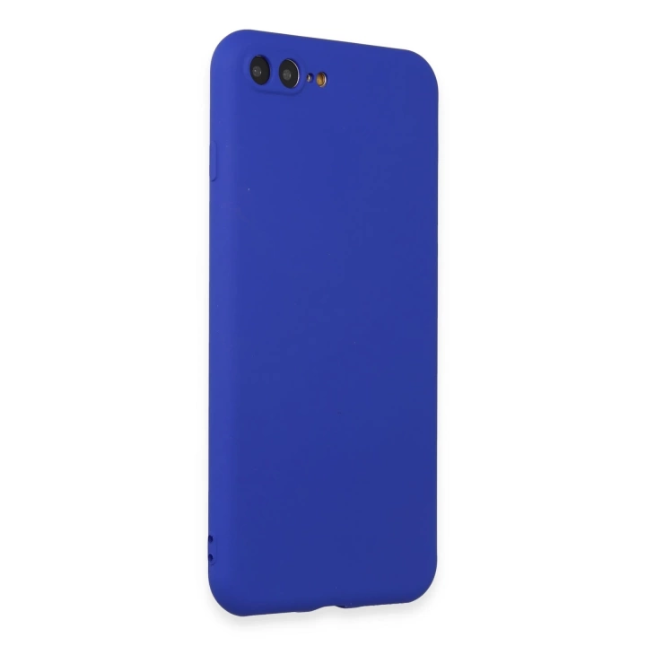 BFS  iPhone 7 Plus Kılıf First Silikon - Koyu Mavi