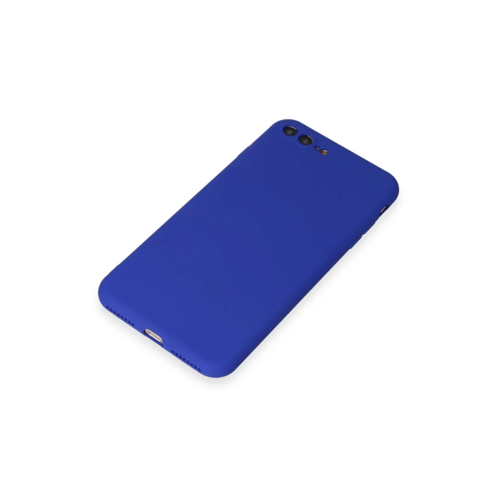 BFS  iPhone 7 Plus Kılıf First Silikon - Koyu Mavi