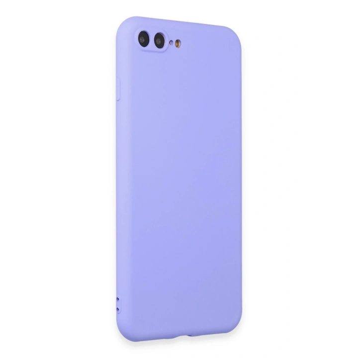 BFS  iPhone 7 Plus Kılıf First Silikon - Lila