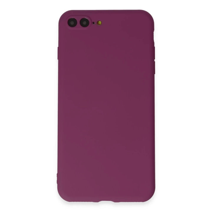 BFS  iPhone 7 Plus Kılıf First Silikon - Mürdüm