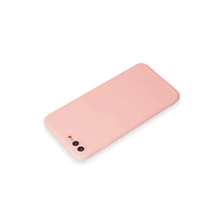 BFS  iPhone 7 Plus Kılıf First Silikon - Pudra