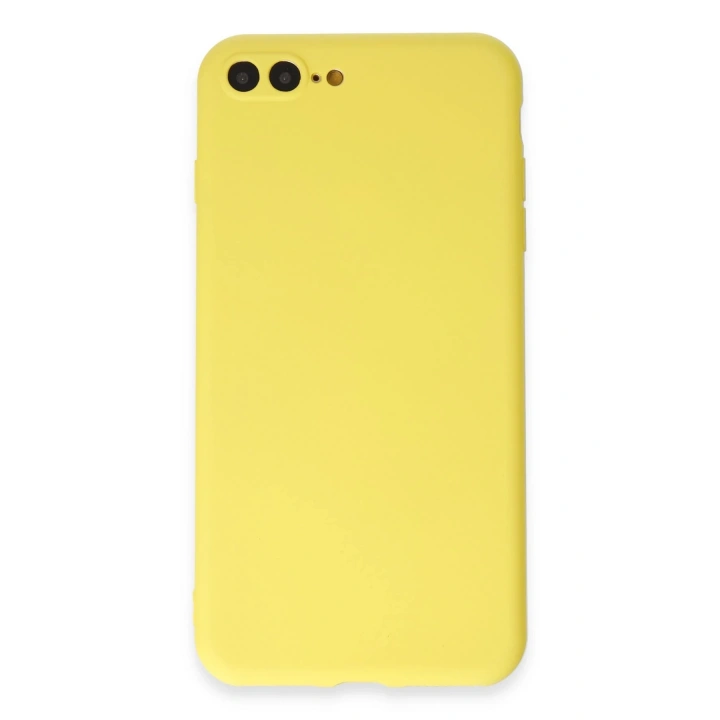 BFS  iPhone 7 Plus Kılıf First Silikon - Sarı