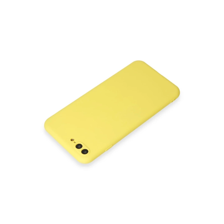 BFS  iPhone 7 Plus Kılıf First Silikon - Sarı