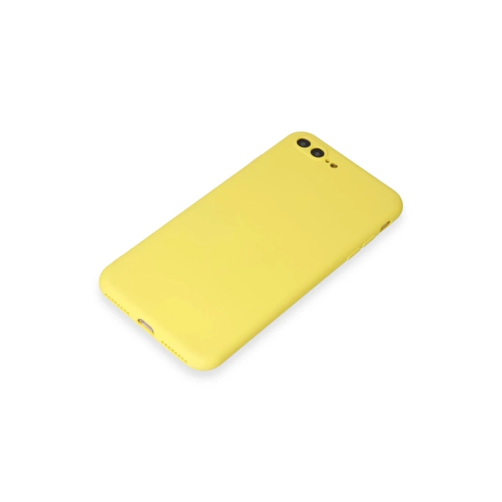 BFS  iPhone 7 Plus Kılıf First Silikon - Sarı