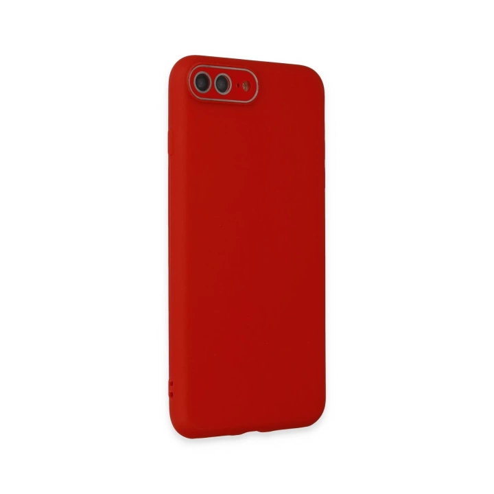 BFS  iPhone 7 Plus Kılıf Lansman Glass Kapak - Kırmızı