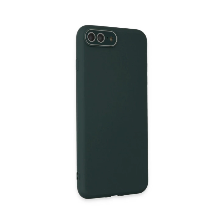 BFS  iPhone 7 Plus Kılıf Lansman Glass Kapak - Koyu Yeşil
