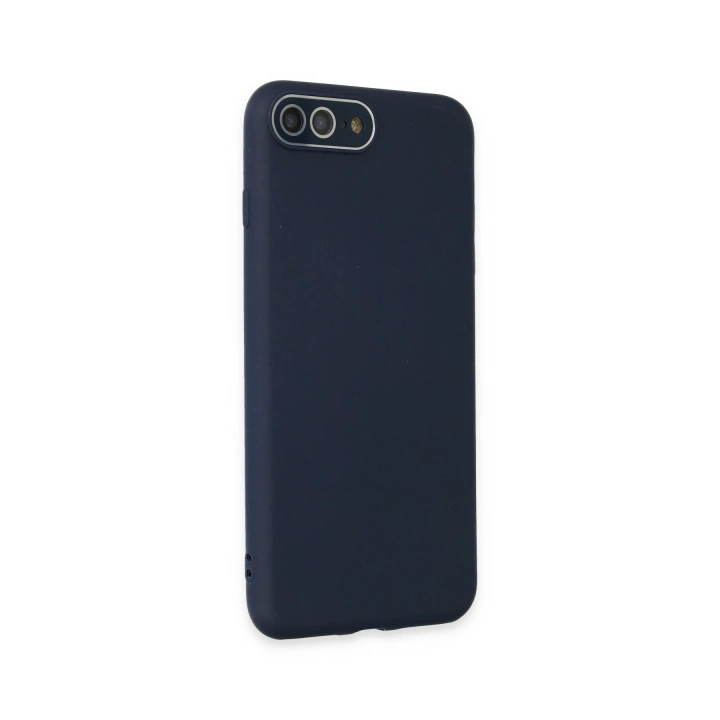 BFS  iPhone 7 Plus Kılıf Lansman Glass Kapak - Lacivert