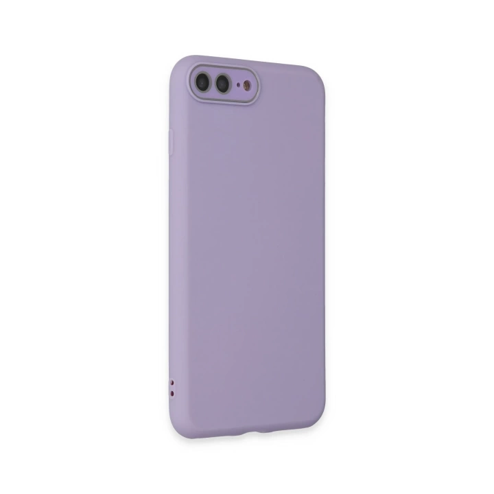 BFS  iPhone 7 Plus Kılıf Lansman Glass Kapak - Lila