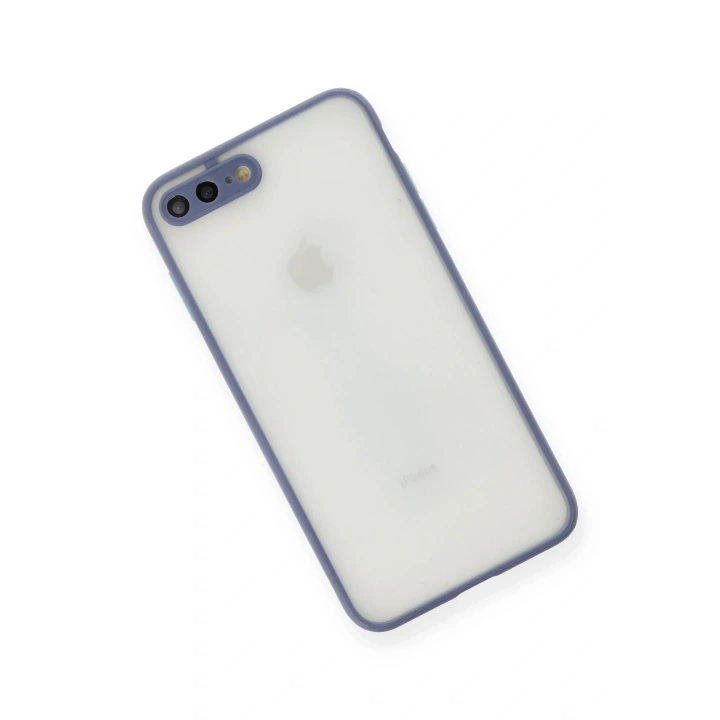 BFS  iPhone 7 Plus Kılıf Montreal Silikon Kapak - Gri