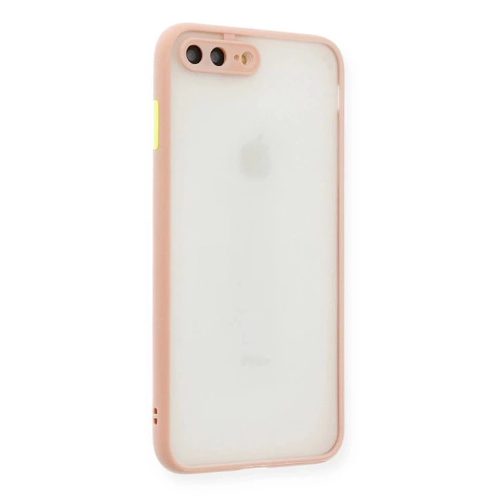 BFS  iPhone 7 Plus Kılıf Montreal Silikon Kapak - Pembe