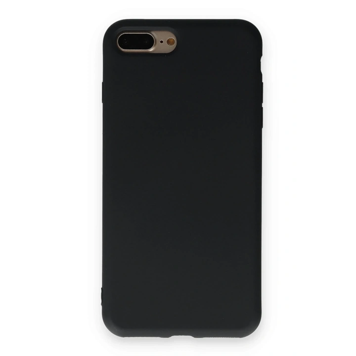 BFS  iPhone 7 Plus Kılıf Nano içi Kadife Silikon - Siyah