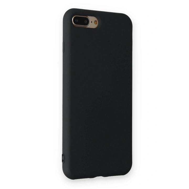 BFS iPhone 7 Plus Kılıf Nano içi Kadife Silikon - Siyah