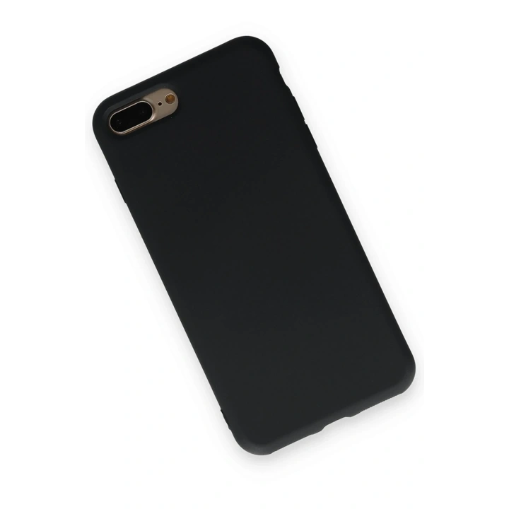 BFS  iPhone 7 Plus Kılıf Nano içi Kadife Silikon - Siyah