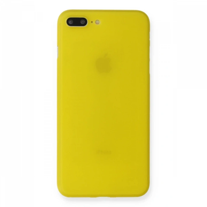 BFS  iPhone 7 Plus Kılıf PP Ultra İnce Kapak - Sarı