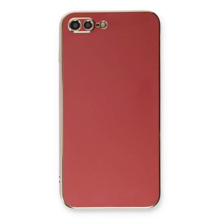 BFS  iPhone 7 Plus Kılıf Volet Silikon - Kırmızı