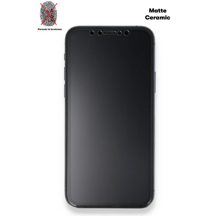 BFS  iPhone 8 Plus Mat Seramik Nano Ekran Koruyucu - Beyaz