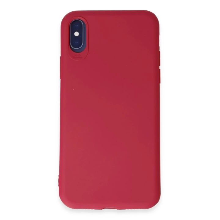 BFS  iPhone X Kılıf First Silikon - Fuşya