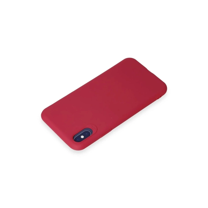 BFS  iPhone X Kılıf First Silikon - Fuşya