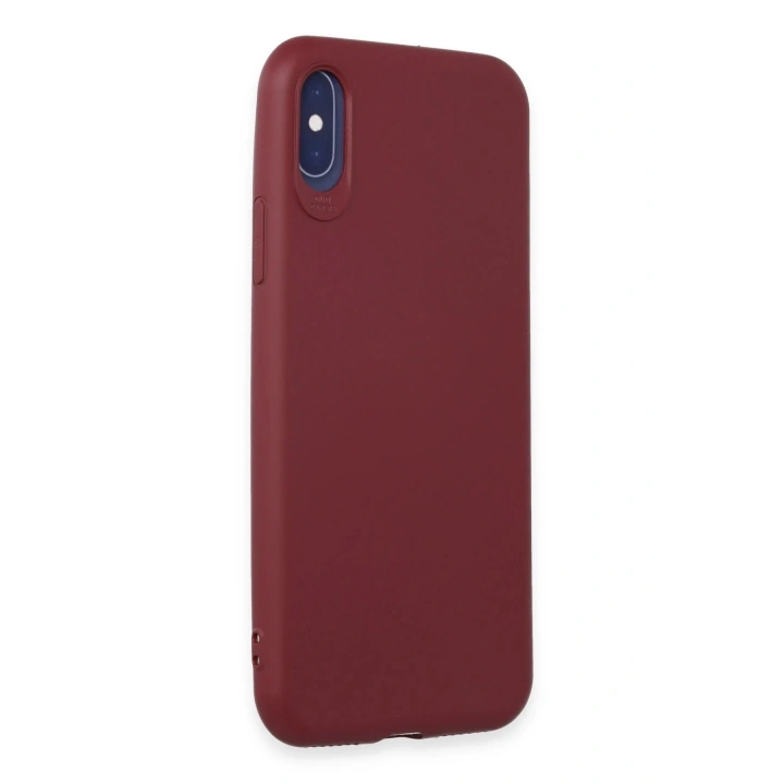 BFS  iPhone X Kılıf First Silikon - Kiremit