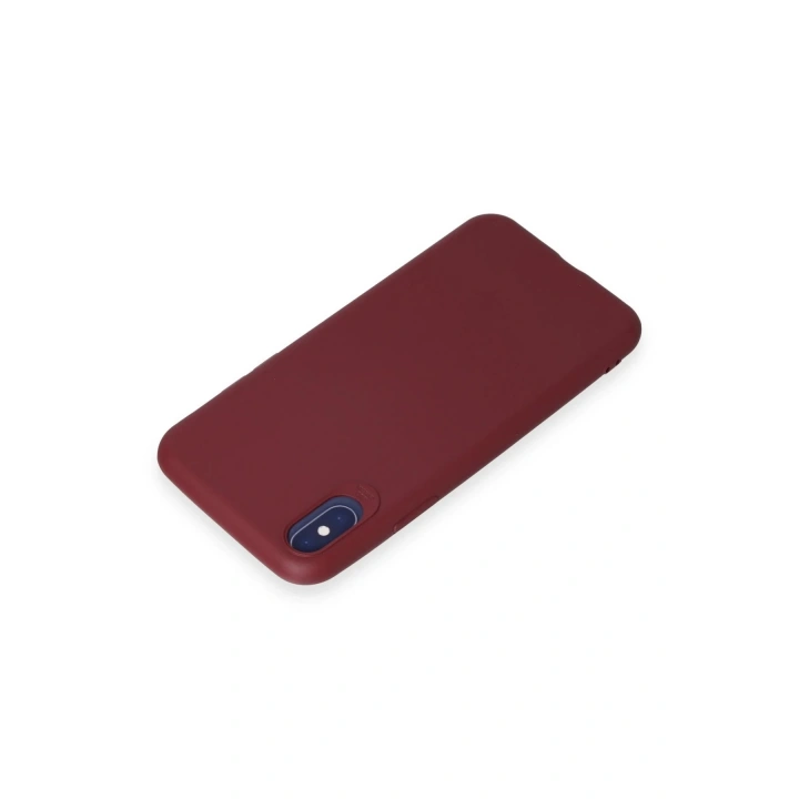 BFS  iPhone X Kılıf First Silikon - Kiremit