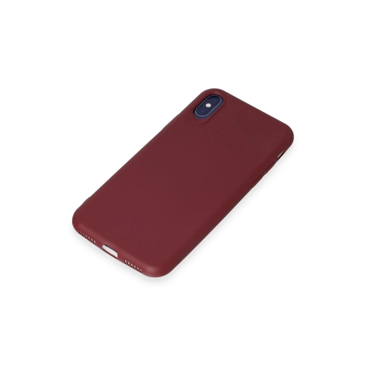 BFS  iPhone X Kılıf First Silikon - Kiremit