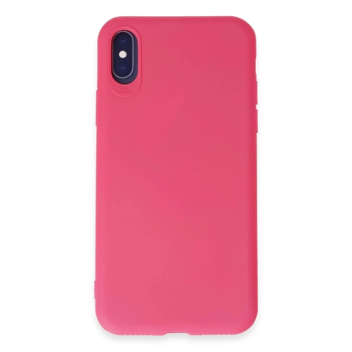 BFS  iPhone X Kılıf First Silikon - Pembe