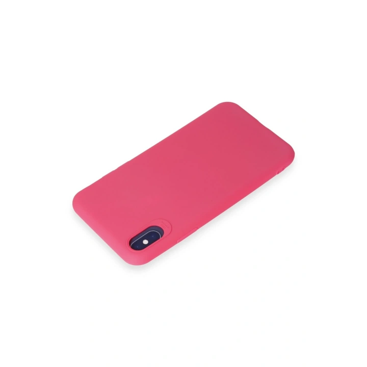 BFS  iPhone X Kılıf First Silikon - Pembe