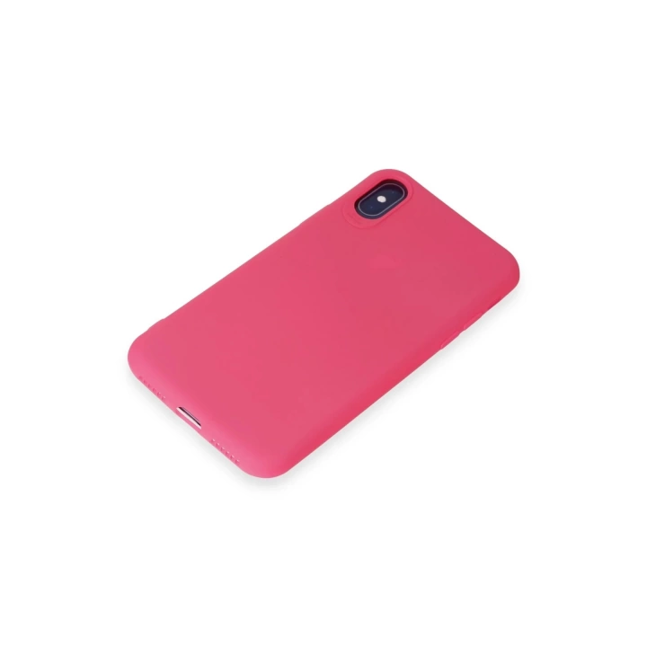 BFS  iPhone X Kılıf First Silikon - Pembe