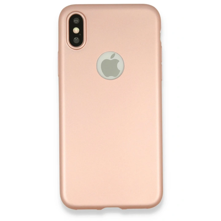 BFS  iPhone X Kılıf First Silikon - Rose Gold