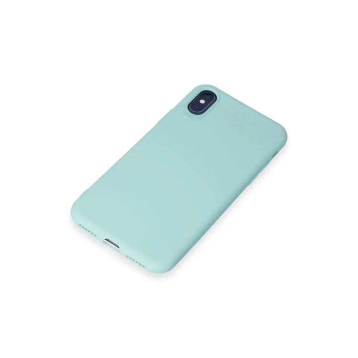 BFS  iPhone X Kılıf First Silikon - Turkuaz