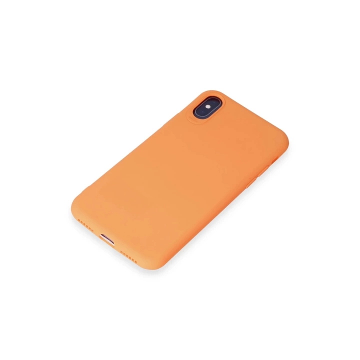 BFS  iPhone X Kılıf First Silikon - Turuncu