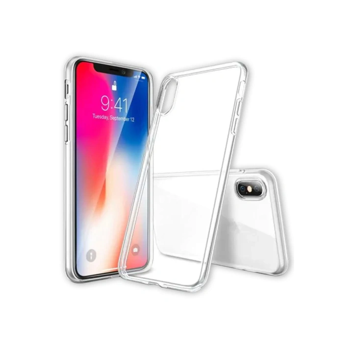 BFS  iPhone X Kılıf Lüx Şeffaf Silikon