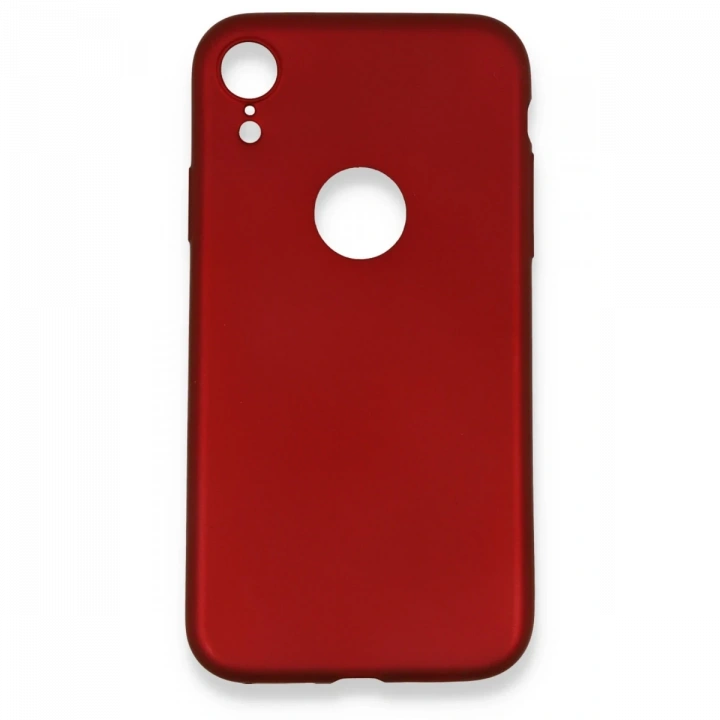 BFS  iPhone XR Kılıf First Silikon - Bordo