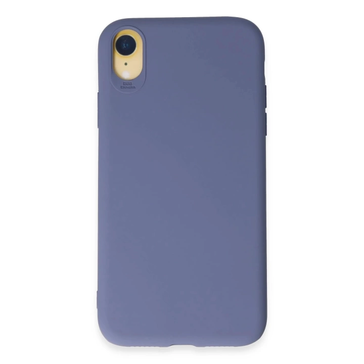 BFS  iPhone XR Kılıf First Silikon - Gri