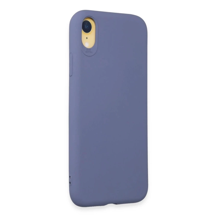 BFS  iPhone XR Kılıf First Silikon - Gri