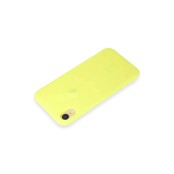 BFS  iPhone XR Kılıf First Silikon - Parlak Yeşil