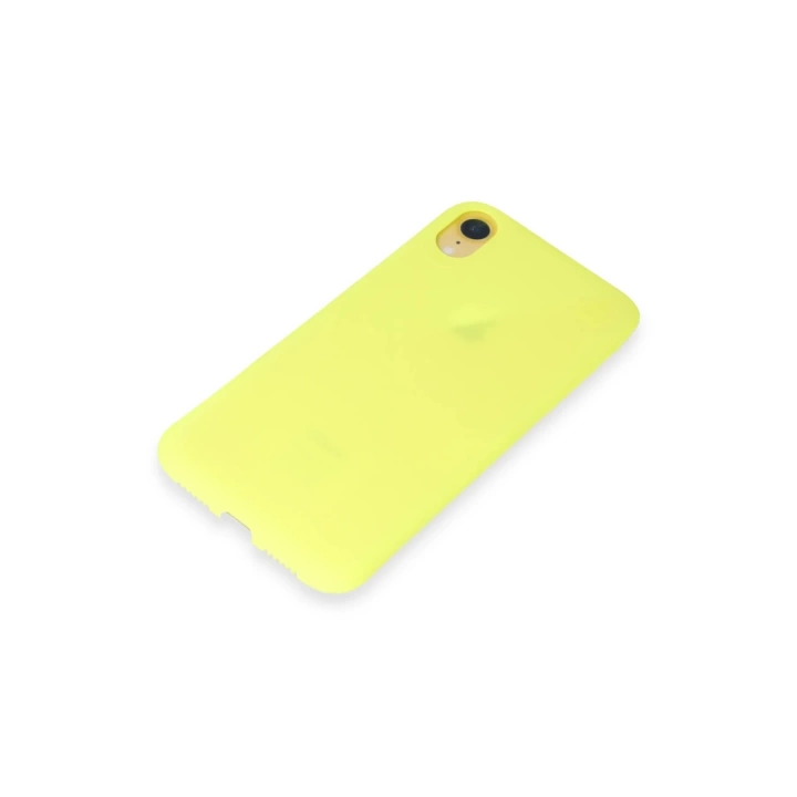 BFS  iPhone XR Kılıf First Silikon - Parlak Yeşil